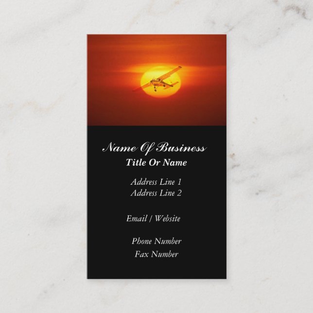 Cartão de visita piloto (Frente)