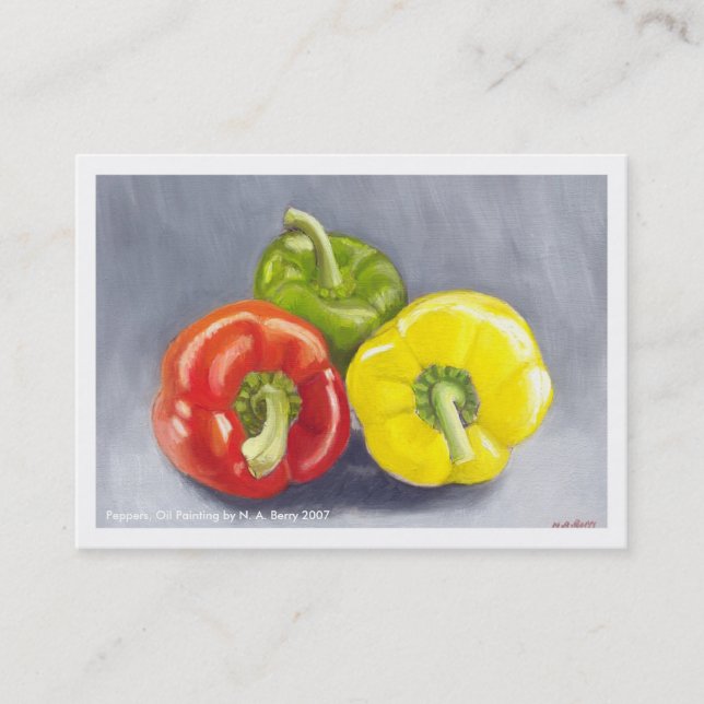 Cartão De Visita Pimentos (Frente)