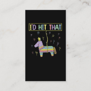 Cartão De Visita Pinata Mexicana Fiesta Happy Cinco De Mayo