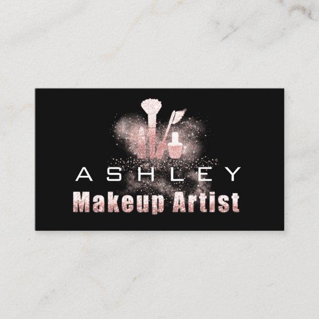 Cartão De Visita Pinça de Cinza da Carteira de Nomeação de Artista  (Frente)