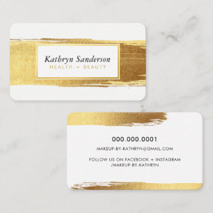 Cartão De Visita Pincéis de ouro, LAMOROSOS, trincas luxuosas e las