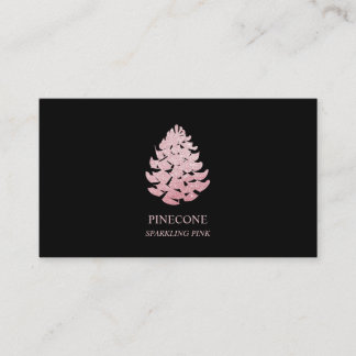Cartão De Visita Pinecone Espumante Rosa