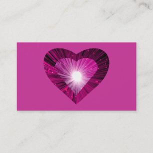 Cartão De Visita Pink Heart 'heart' business card pink
