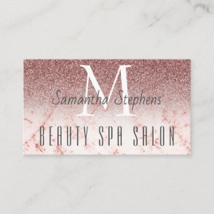 Cartão De Visita Pinkish Glamorous Hair SPA Salon