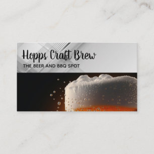 Cartão De Visita Pinte de Cerveja   Saúde   Restaurante