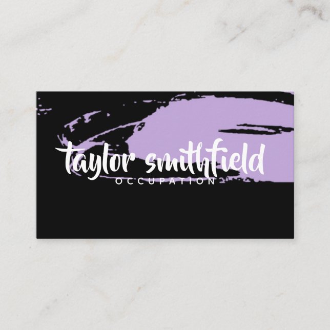 Cartão De Visita pinte o respingo (Frente)