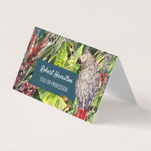 Cartão De Visita Pintor aquícola de cinza africana