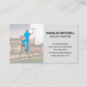 Cartão De Visita Pintor de Casa   Residencial