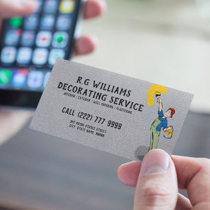 Cartão De Visita Pintor & decorador interior e exterior