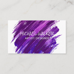 Cartão De Visita Pintor Roxo Bruto