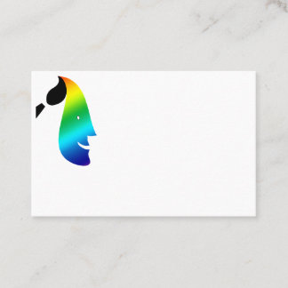 Cartão De Visita Pintura da cara/cartão de Facepainter Negócio