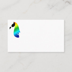 Cartão De Visita Pintura da cara/cartão de Facepainter Negócio