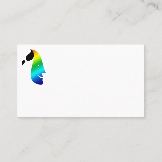 Cartão De Visita Pintura da cara/cartão de Facepainter Negócio (Frente)