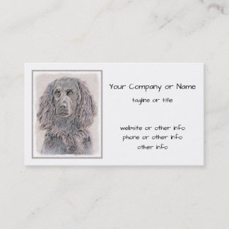 Cartão De Visita Pintura de Boykin Spaniel - Arte de Cachorro Origi