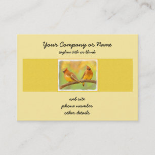 Cartão De Visita Pintura De Cedar Waxwing - Arte De Cachorro Origin