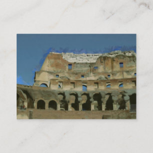 Cartão De Visita Pintura de Colosseum, Roma