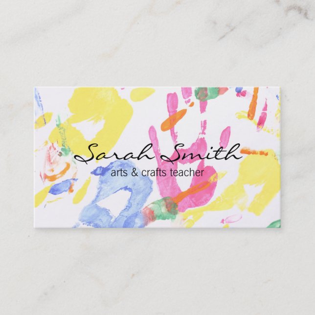 Cartão De Visita Pintura manual II (variação) (Frente)