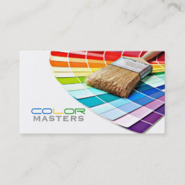 Cartão De Visita Pintura, Pintura, Construção, Design