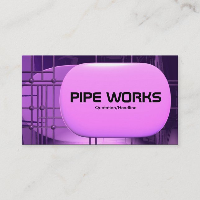 Cartão De Visita Pipe Works 03 (Frente)