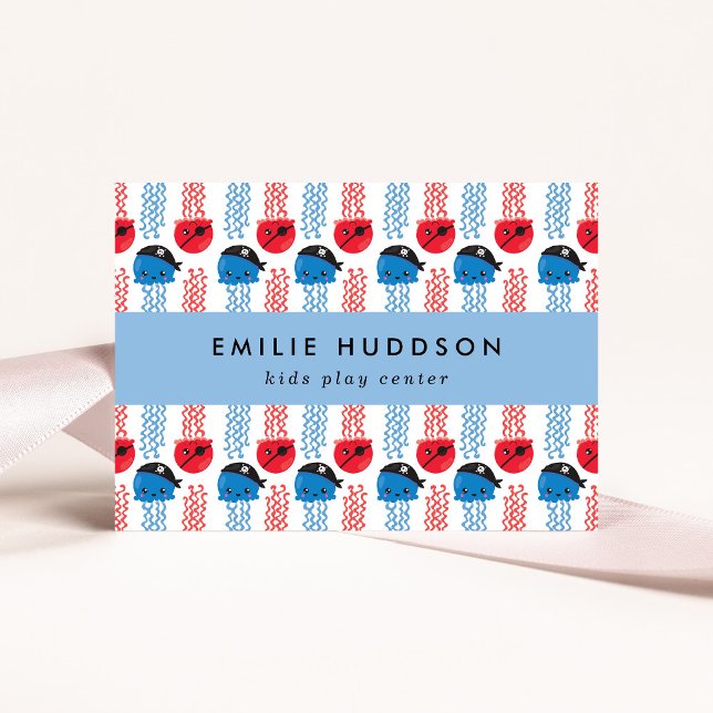 Cartão De Visita Pirate Jellyfish, Centro de Brincação, Centro de A (Criador carregado)