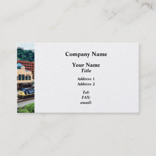 Cartão De Visita Pittsburgh PA - Trem Passando pela Station Square