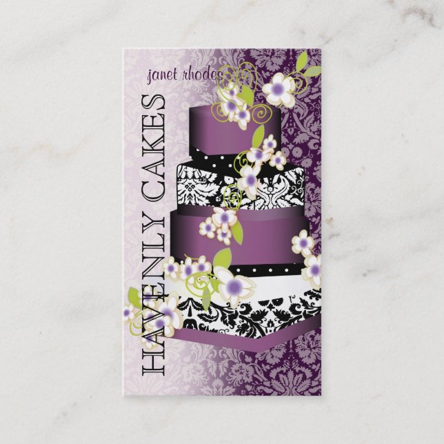 Cartão De Visita PixDezines Cake/Bakery/pâtisserie (Frente)