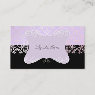 Cartão De Visita PixDezines Céline Damask