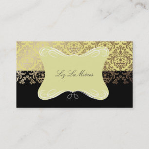 Cartão De Visita PixDezines Céline Damask