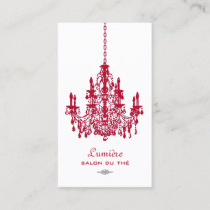 Cartão De Visita PixDezines Red+White Lustre/DIY de fundo