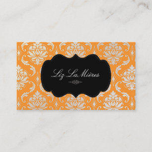 Cartão De Visita PixDezines Vendome Damask