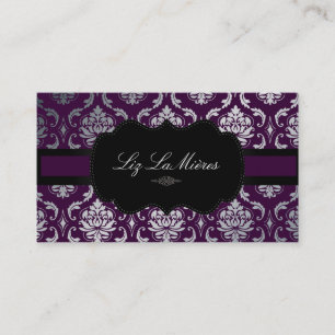 Cartão De Visita PixDezines Vendome Damask