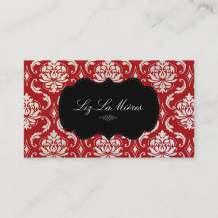 Cartão De Visita PixDezines Vendome Damask