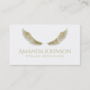 Cartão De Visita Placa branca Simples de Branco com Traços Brilhan