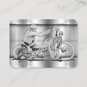 Cartão De Visita Placa ciclo