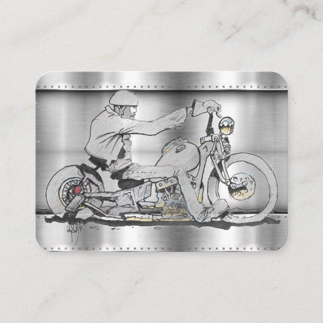 Cartão De Visita Placa ciclo (Frente)