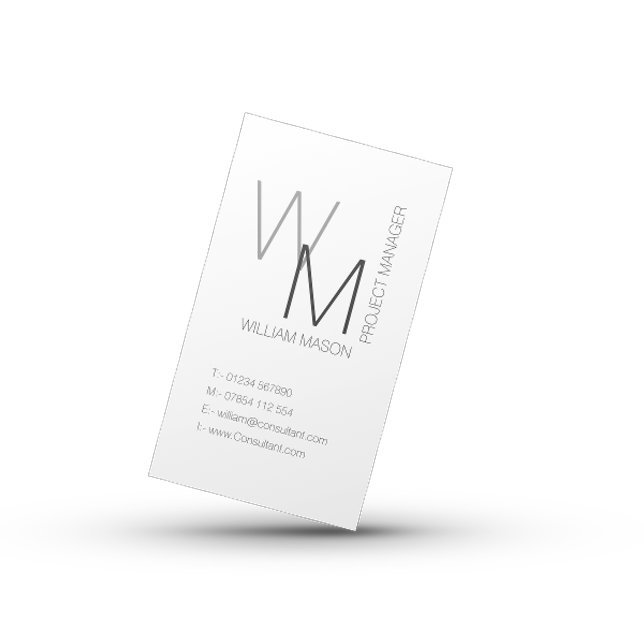 Cartão De Visita Placa de código QR profissional simples e simples (Criador carregado)