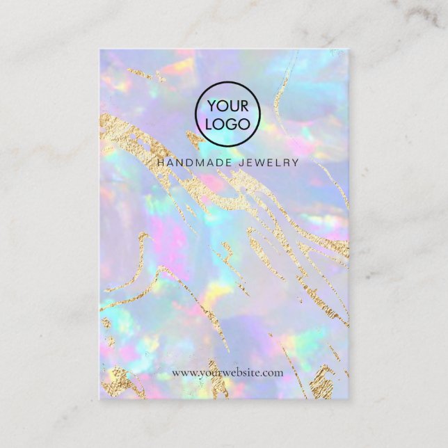 Cartão De Visita placa de design de textura óptica (Frente)