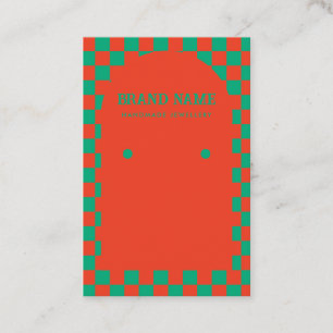 Cartão De Visita Placa de Exibição de Arrastões de Natal do Meio sé