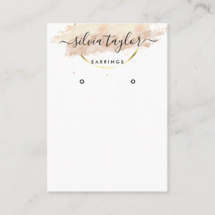 Cartão De Visita Placa de exibição de arte caligráfica