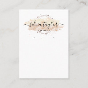 Cartão De Visita Placa de exibição de arte de animação da caligrafi