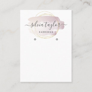 Cartão De Visita Placa de exibição de arte de animação da caligrafi