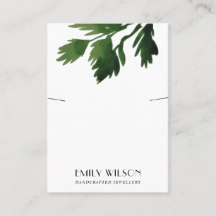 CARTÃO DE VISITA PLACA DE EXIBIÇÃO DE BRACELET DE NECKLACE DE COR