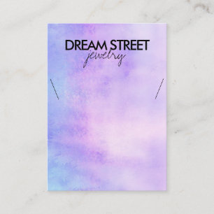 Cartão De Visita Placa de Exibição de Colar de Água