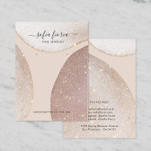 Placa de Exibição de Joalharia Artista Glitter