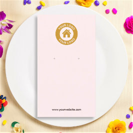 Cartão De Visita Placa de exibição de joalharia personalizada simpl