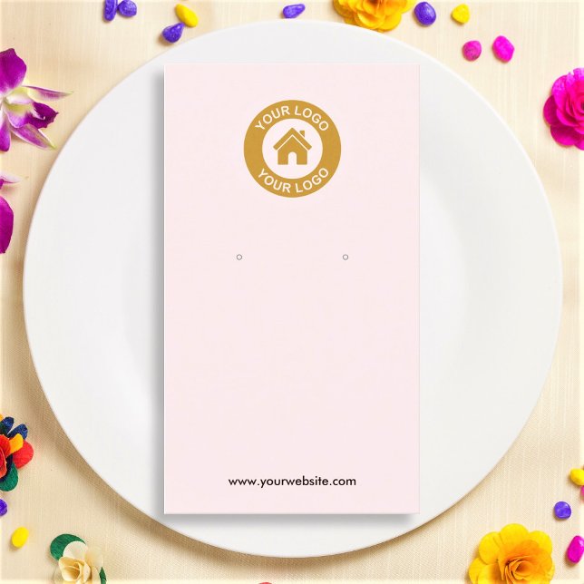 Cartão De Visita Placa de exibição de joalharia personalizada simpl (Criador carregado)