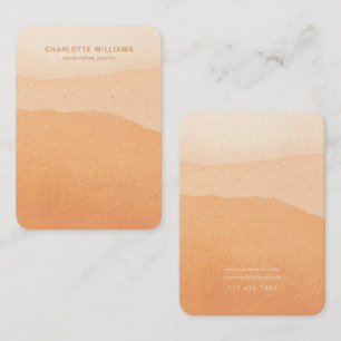 Cartão De Visita Placa de Exibição de Joias Terracotta