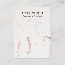 CARTÃO DE VISITA PLACA DE EXIBIÇÃO DE PAPEL DE PAPEL PRETO