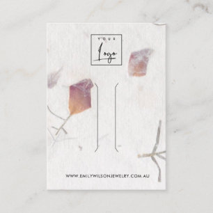 CARTÃO DE VISITA PLACA DE EXIBIÇÃO DE PAPEL PETAL DE PAPEL PINK PET