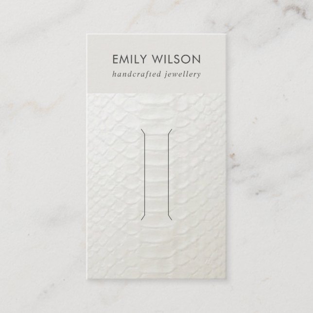 CARTÃO DE VISITA PLACA DE EXIBIÇÃO DO CABELO DE TEXTURA BRANCA (Frente)